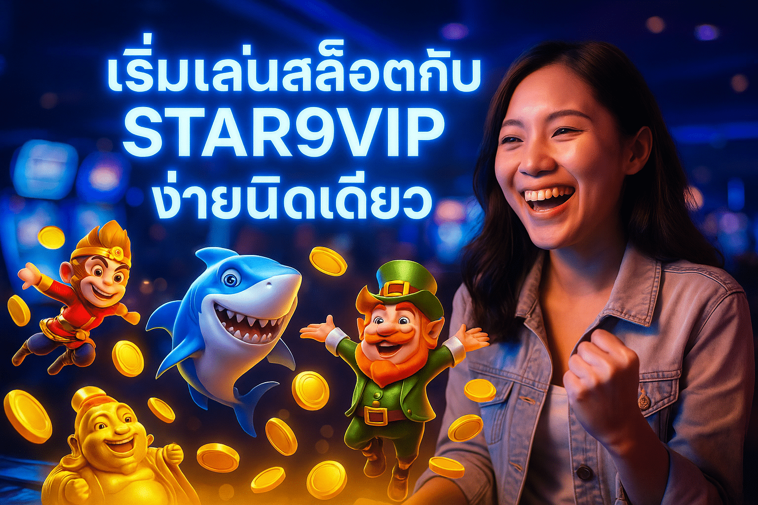 เริ่มเล่นสล็อตกับ STAR9VIP ง่ายนิดเดียว